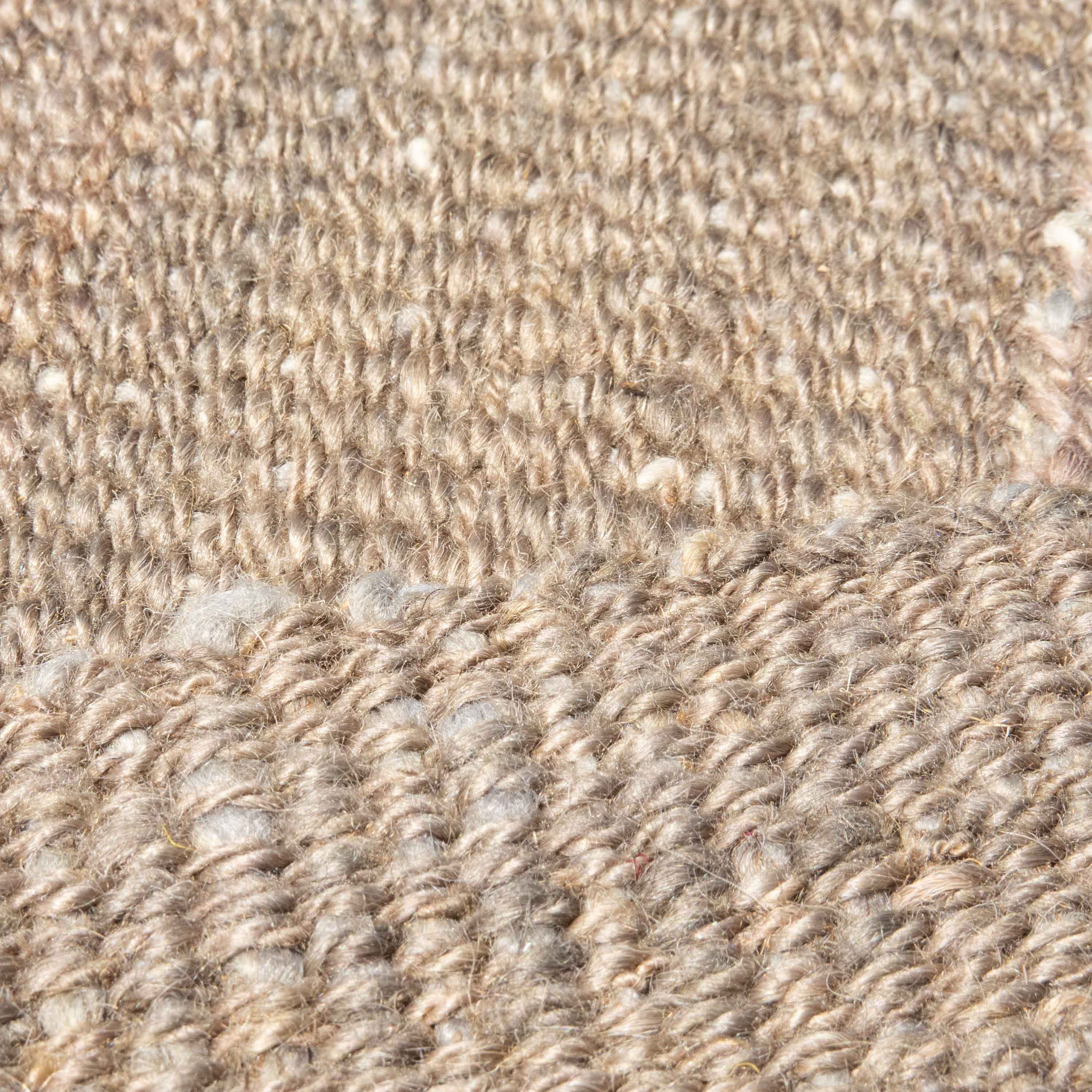 Vintage Persian Jajim Kilim, Undyed Greige Taupe Wool, Four-Panel Origin, Percia (c. 1940)