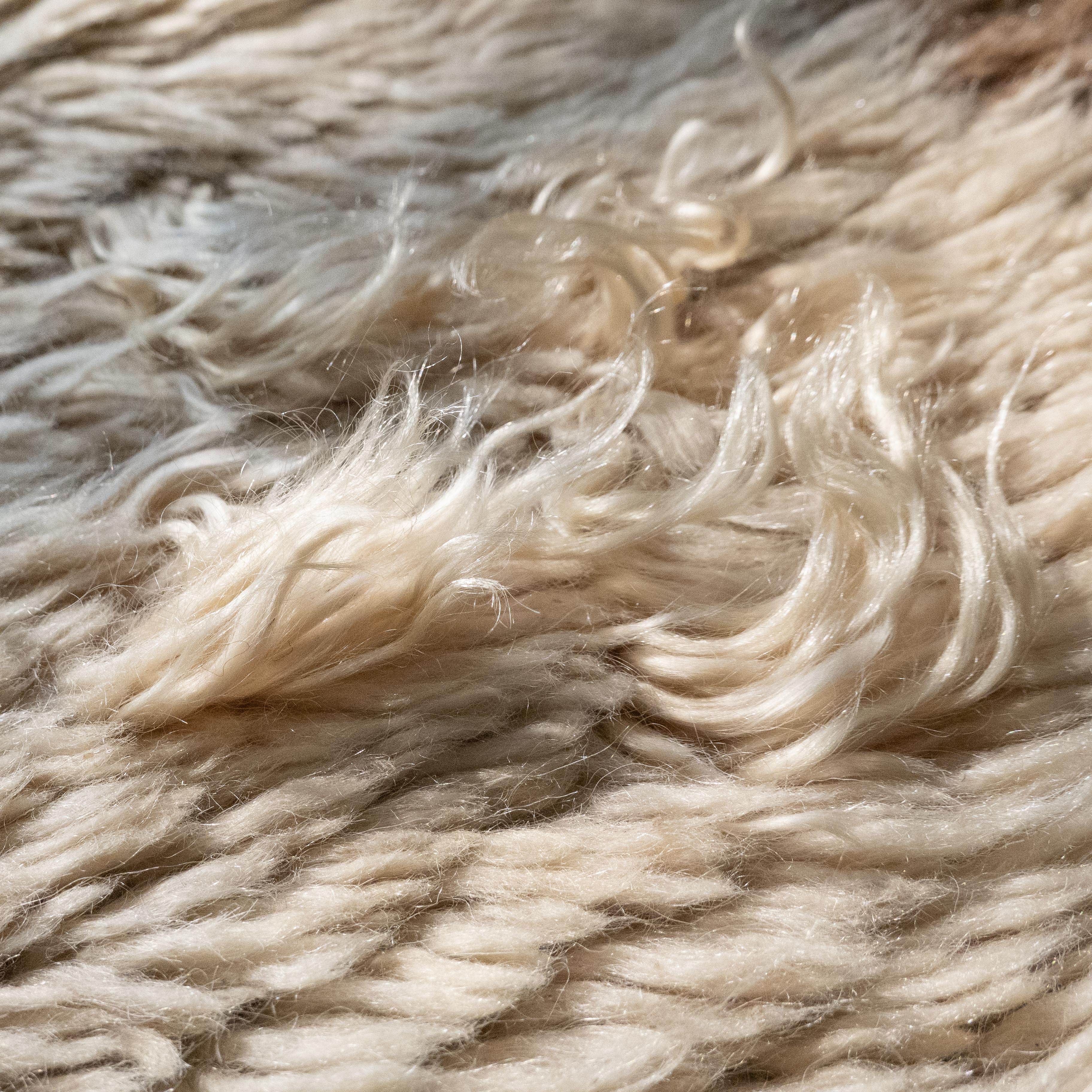 Plush Turkmen ‘3D’ Mohair and Camel Runner, Turkey (c. 1930)