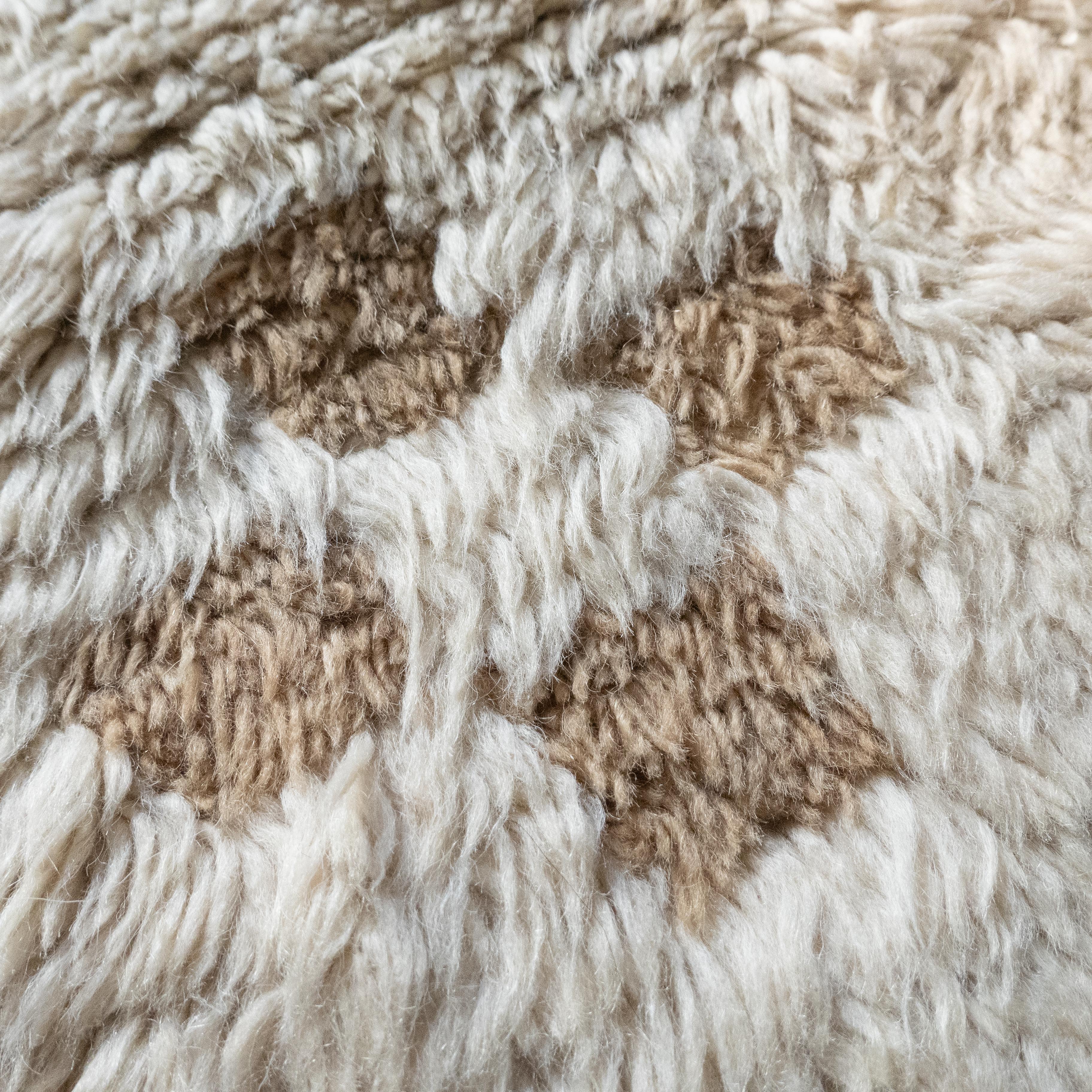 Plush Turkmen ‘3D’ Mohair and Camel Runner, Turkey (c. 1930)