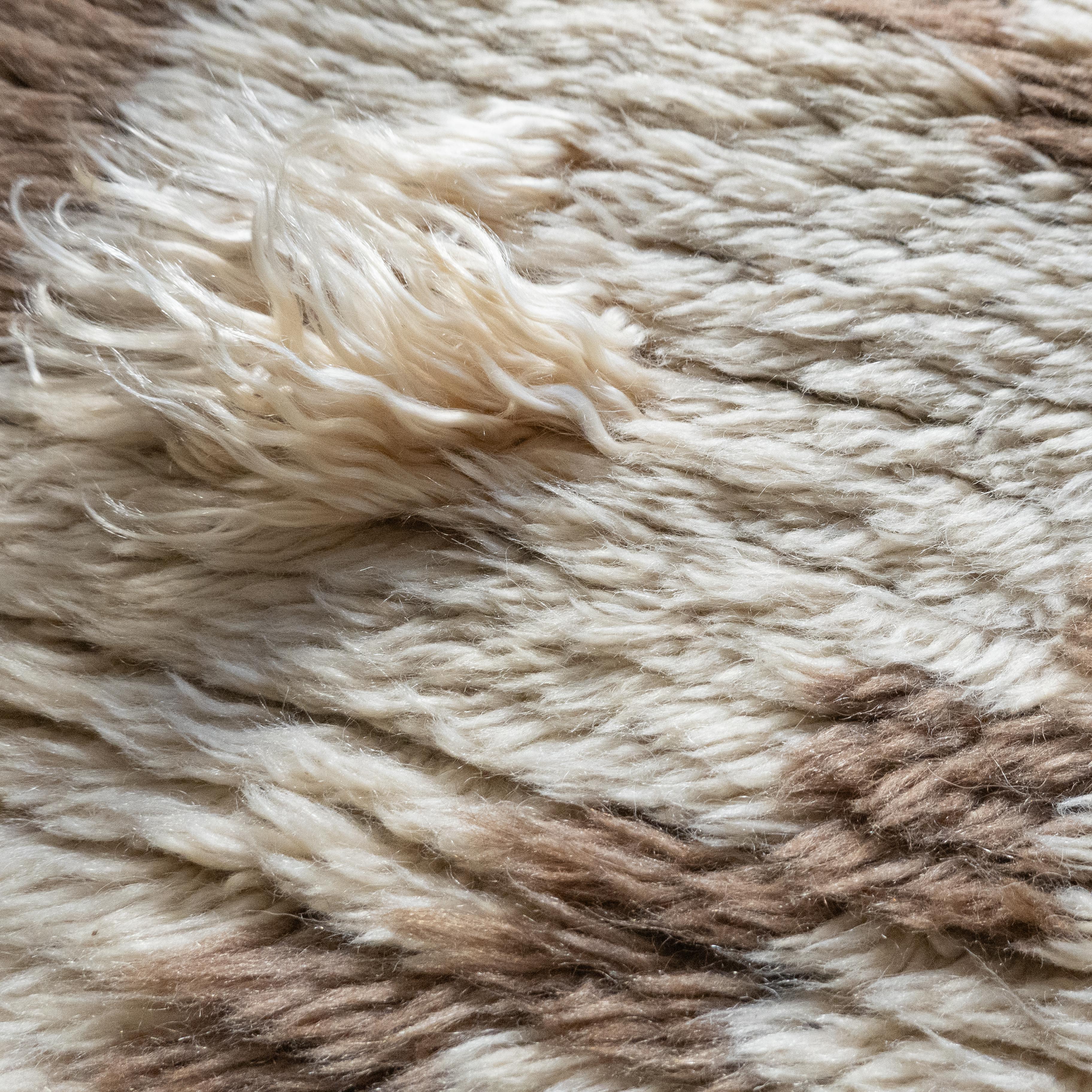 Plush Turkmen ‘3D’ Mohair and Camel Runner, Turkey (c. 1930)