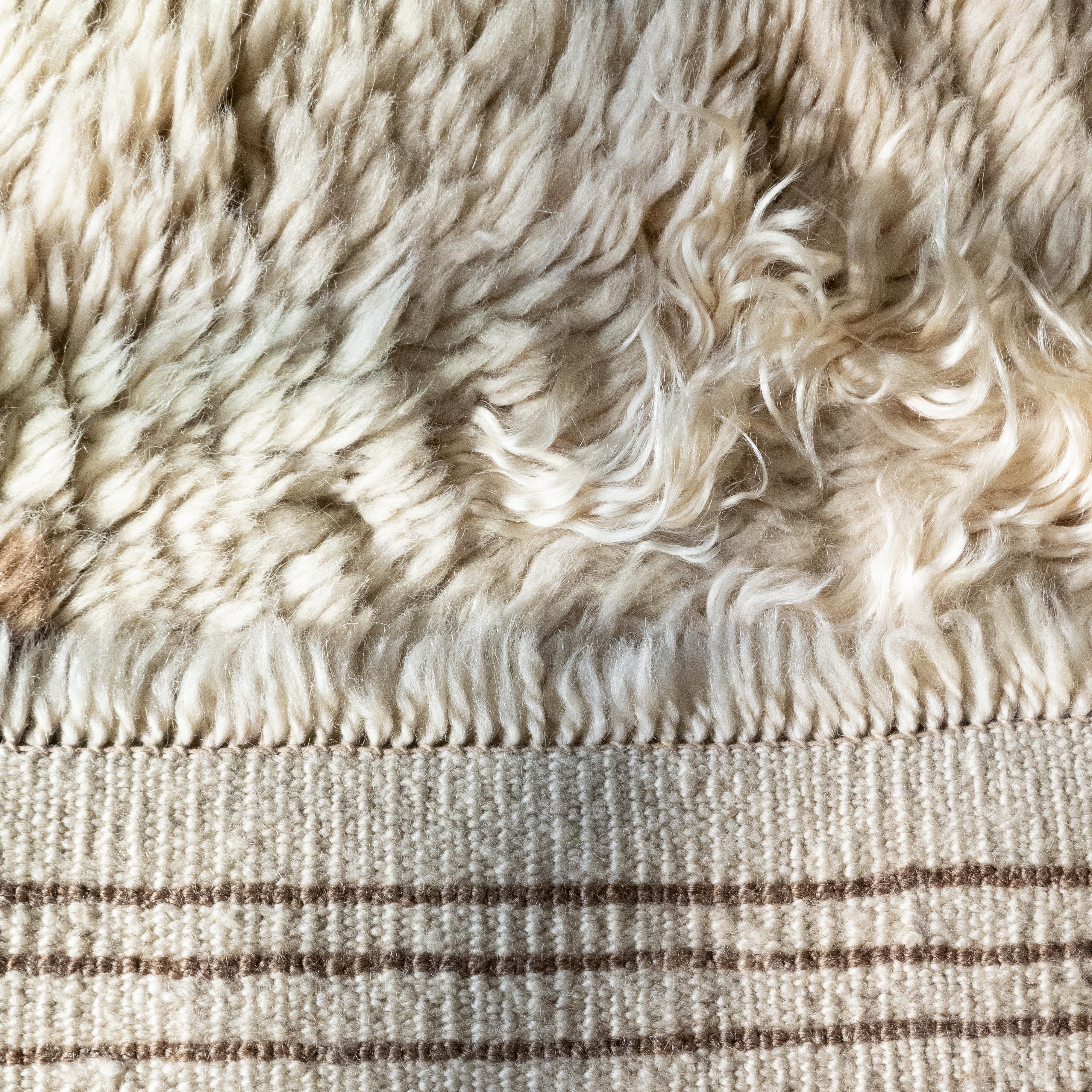 Plush Turkmen ‘3D’ Mohair and Camel Runner, Turkey (c. 1930)