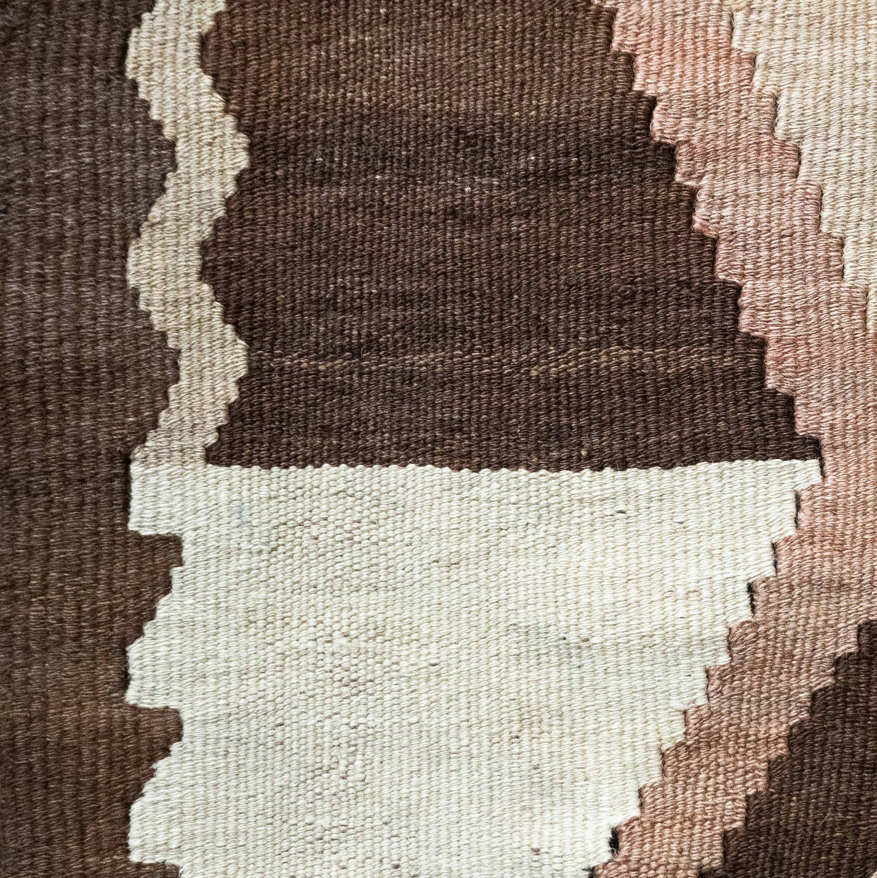 Abstract Geometric ‘Arab’ Kilim, Central Asia (c. 1900)