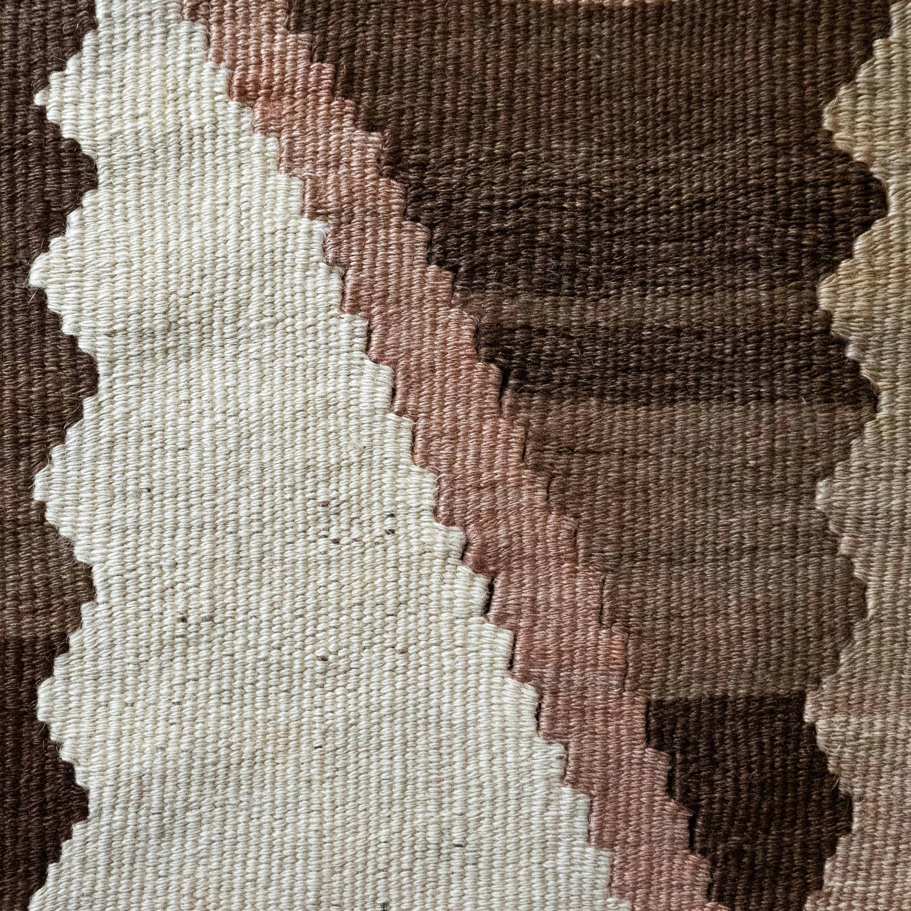 Abstract Geometric ‘Arab’ Kilim, Central Asia (c. 1900)