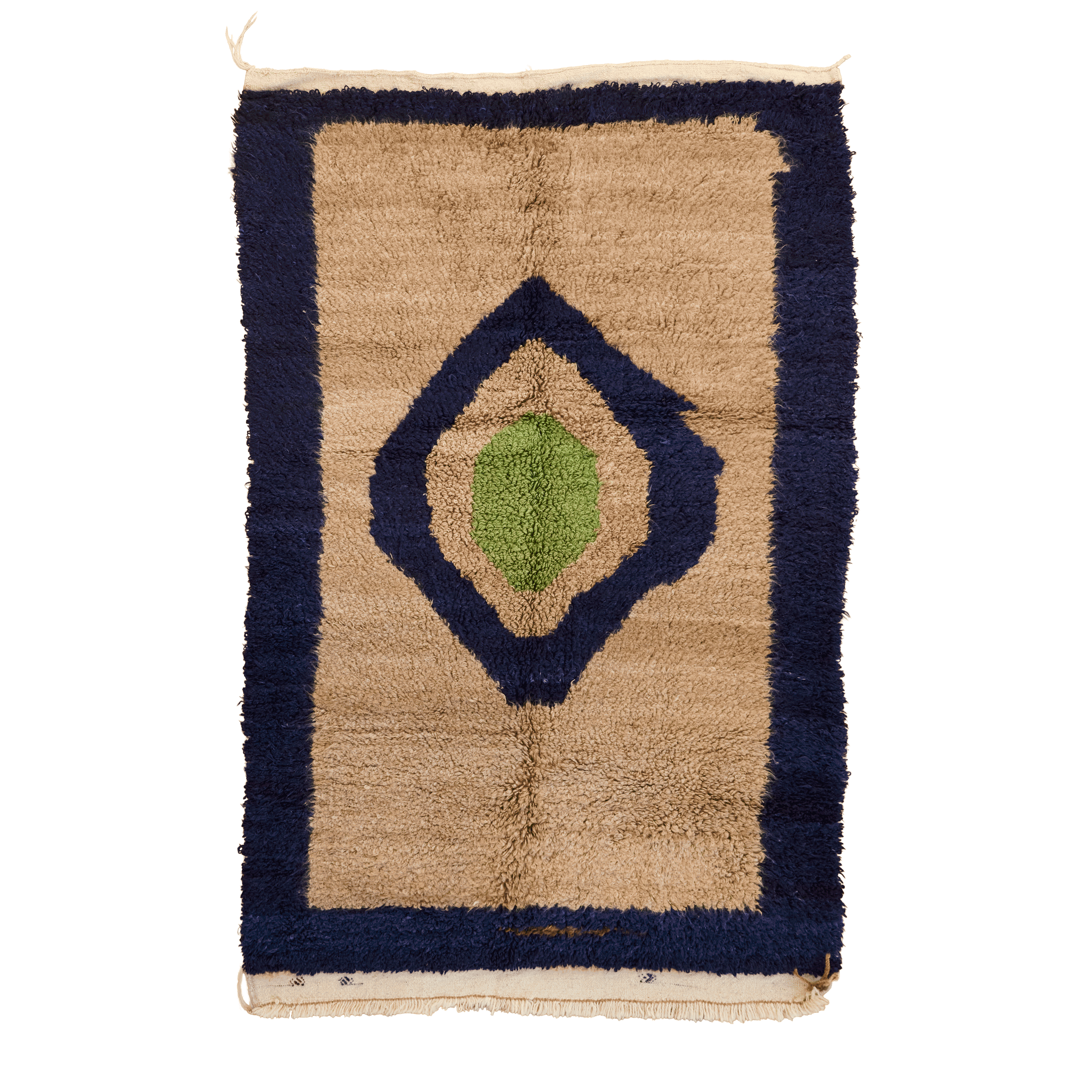 ‘Evil Eye’ Talismanic Mohair Rug, Turkey (c. 1920)
