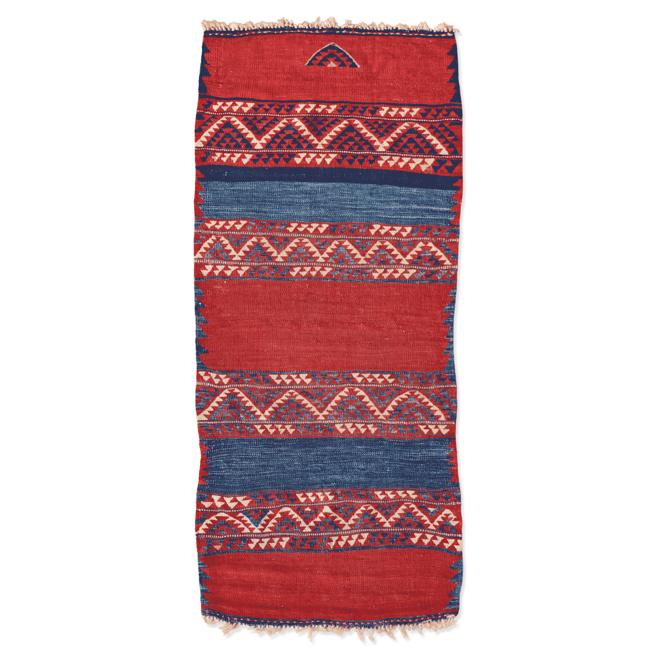 Geometric West Anatolian Prayer Rug, Turkey (c. 1850)