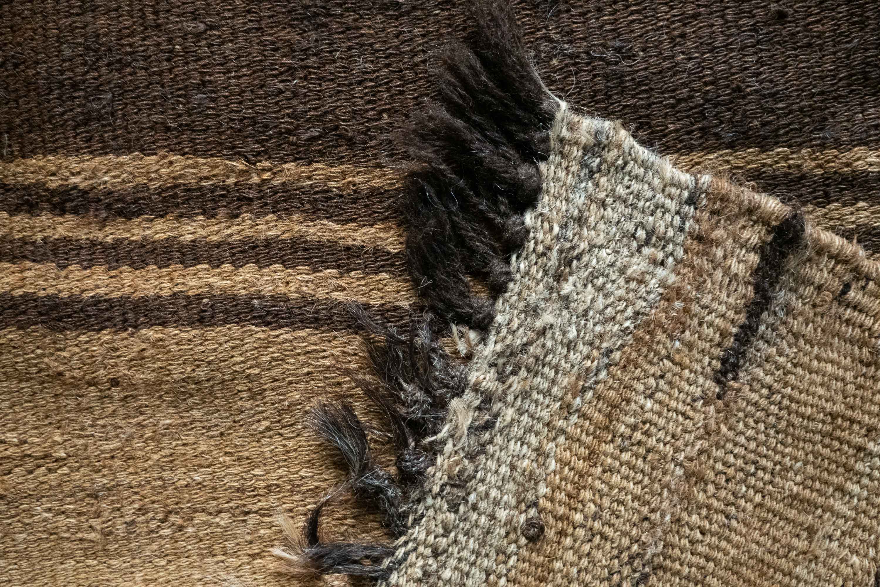 Khorasan Kurdish Camel and Goat Village Kilim, Persia (c. 1920)